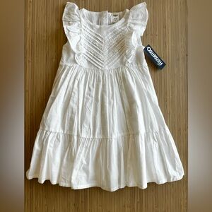 Osh Kosh B’Gosh Toddler girl 4t white spring dress Easter dress